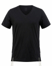 Dry-Fit Tzitzit T-shirt With Kosher Tzitzis in Black