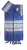 Gabrieli silk Tallit Set in Royal Blue with Silver