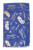 Womans Head Scarf Gold Jerusalem Images with Dove, Lion & Psalm Verse � Blue