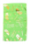 Womans Head Scarf, Gold Jerusalem Images with Dove, Lion & Psalm Verse � Green