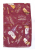 Womans Head Scarf Gold Jerusalem Images with Dove, Lion & Psalm Verse � Maroon