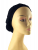 Short Length Woman�s Black Lined Snood � Small Crocheted Stitch