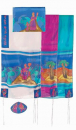 Emanuel Silk Tallit - Miriam and Debora