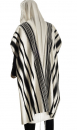 Prima A.A. Tallit Premium Quality Wool Prayer Shawl - Black Stripes