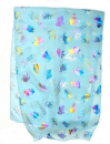 Womans Head Scarf, Seven Species Images with Biblical Verse � Blue